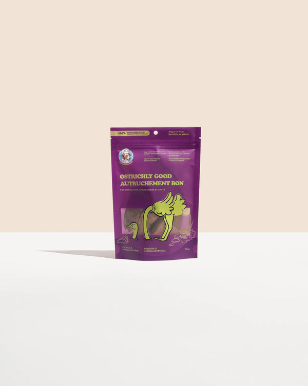 Freeze-Dried Ostrich Pieces