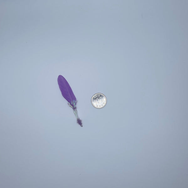 Mini Purple Minnow Cat Teaser Refill Toy