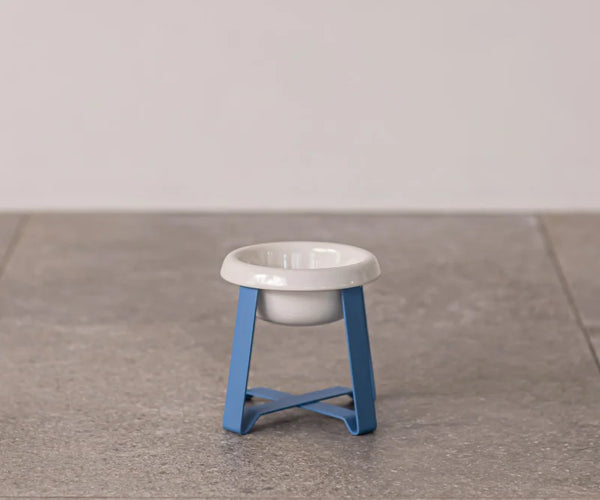 Food Stand Blue Grey