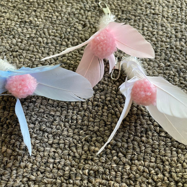 Spinning Mini Butterfly Hydrangea Cat Teaser Refill Toy