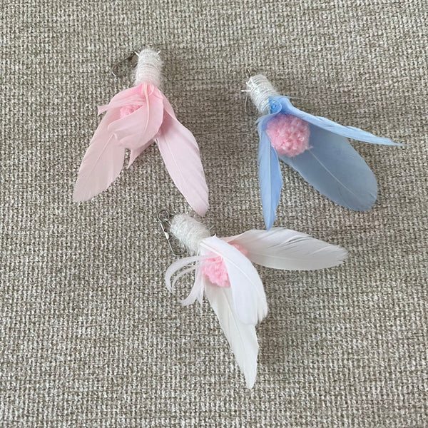 Spinning Mini Butterfly Hydrangea Cat Teaser Refill Toy