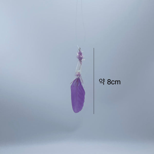 Mini Purple Minnow Cat Teaser Refill Toy