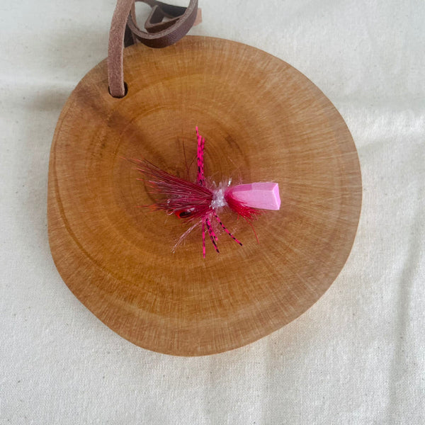 Mini Pink Stickleback Fish Cat Teaser Refill Toy