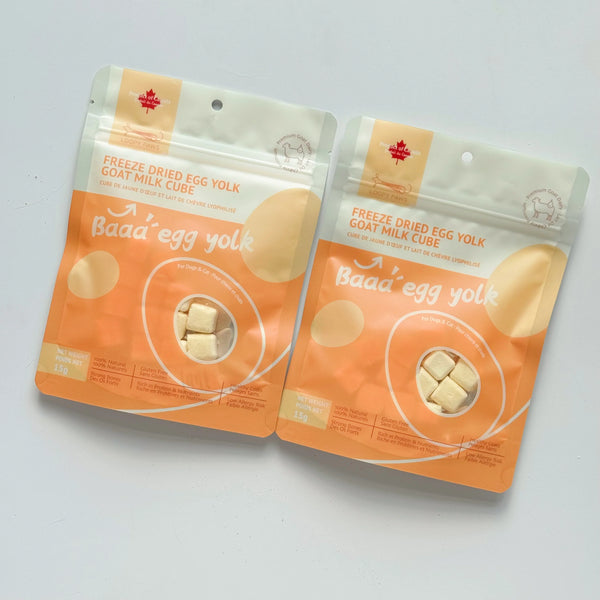Freeze-Dried Egg Yolk Goat Milk Cube