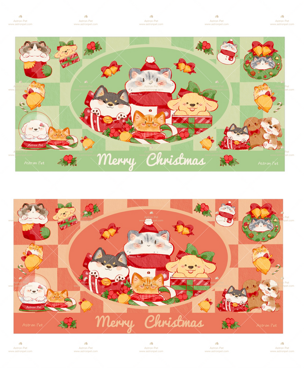 Pet Dining Mat (Christmas)