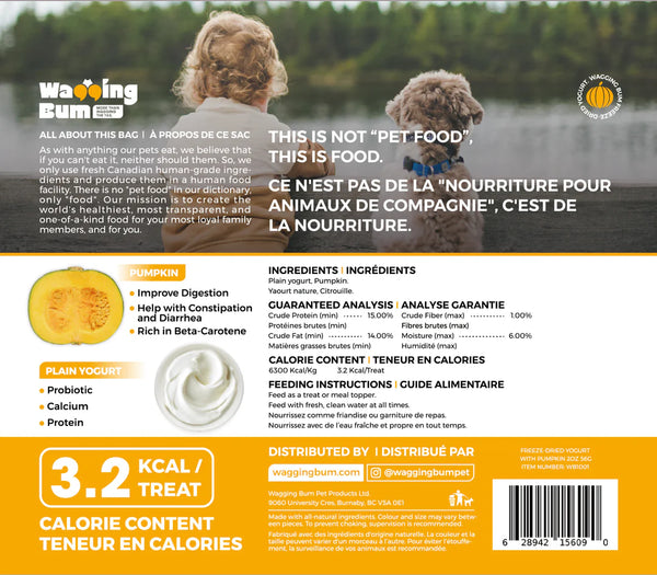 ANYTIME YOGURT! Freeze-dried Yogurt with Pumpkin