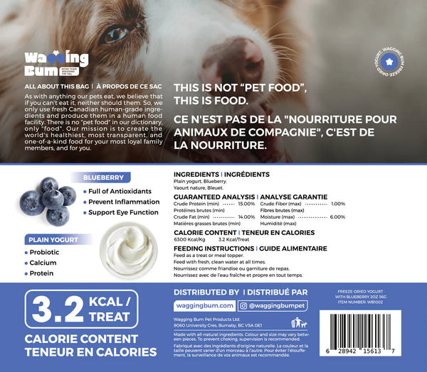ANYTIME YOGURT! Freeze-dried Yogurt with Blueberry