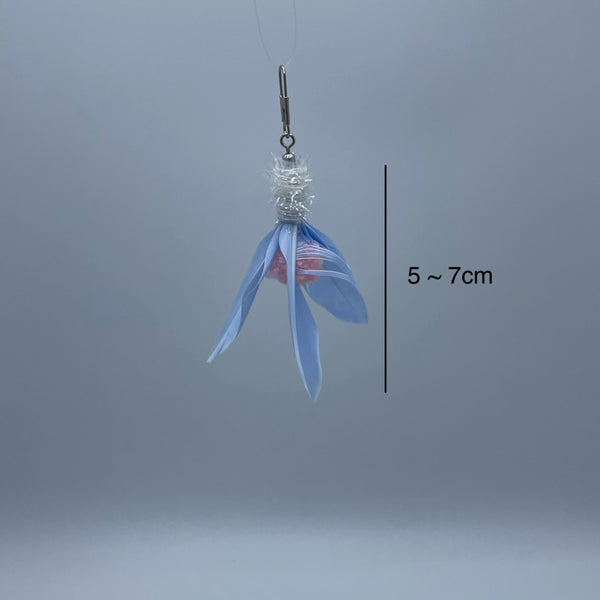 Spinning Mini Butterfly Hydrangea Cat Teaser Refill Toy