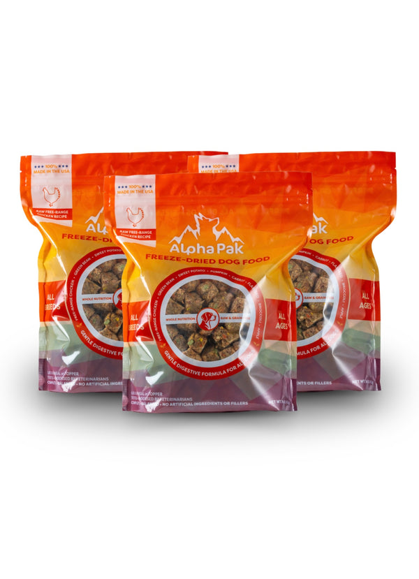Freeze Dried Dog Food - Chicken Recipe