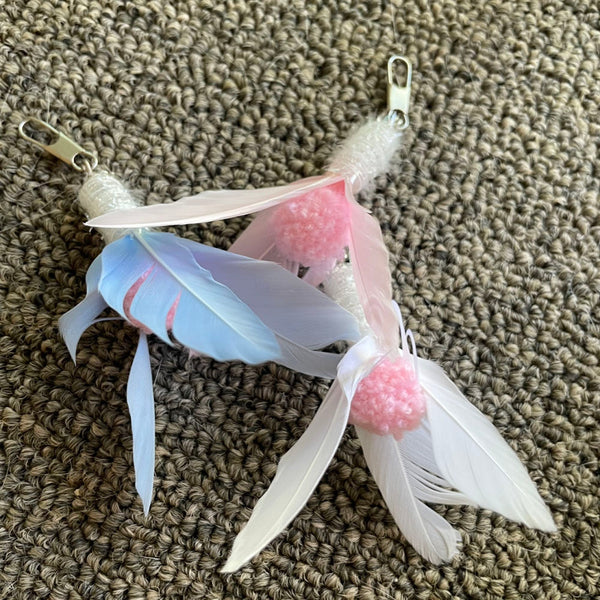 Spinning Mini Butterfly Hydrangea Cat Teaser Refill Toy