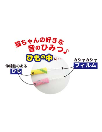 Crinkle String Teaser Toy