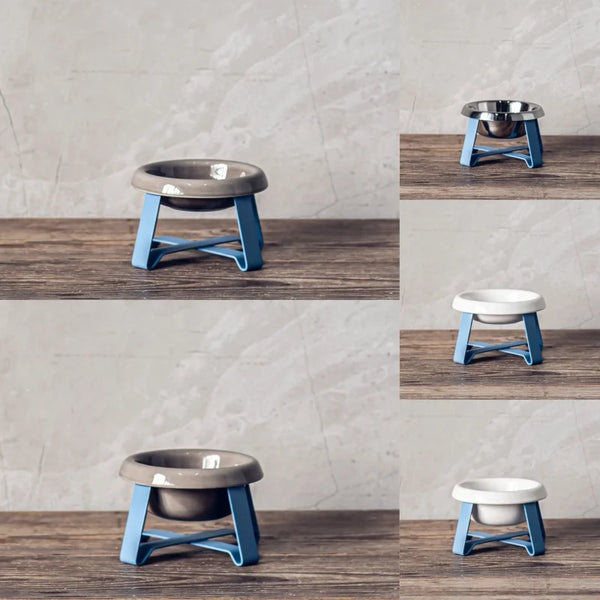 Food Stand Blue Grey