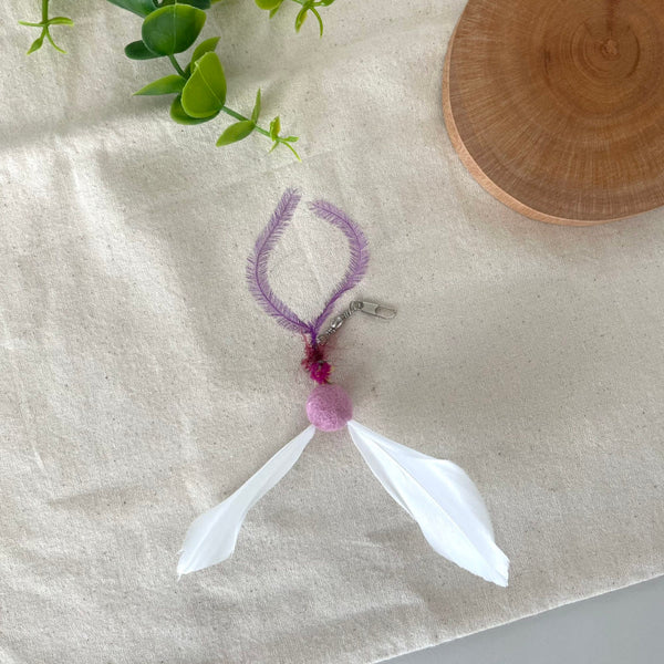 Spinning Pink Dot Cat Teaser Refill Toy