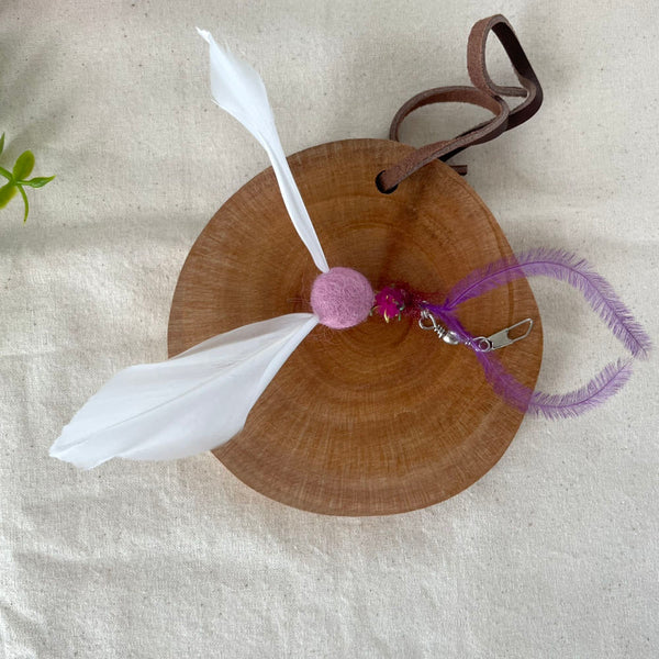 Spinning Pink Dot Cat Teaser Refill Toy