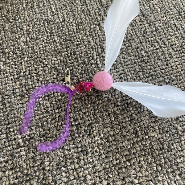 Spinning Pink Dot Cat Teaser Refill Toy