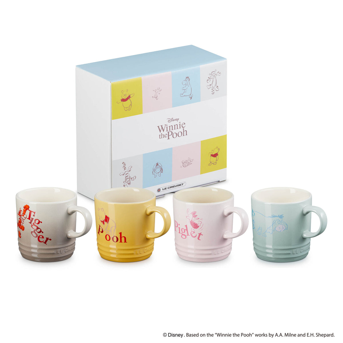 Winnie the Pooh Mug Set 4p – Astron Pet