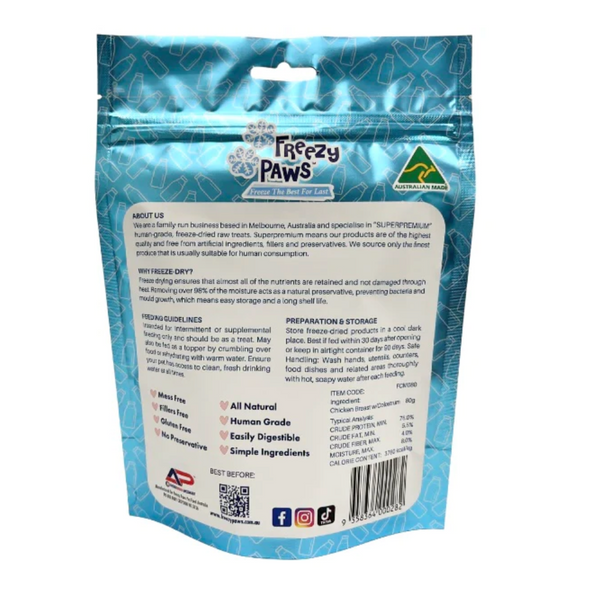 Freeze-Dried Chicken Breast with Colostrum