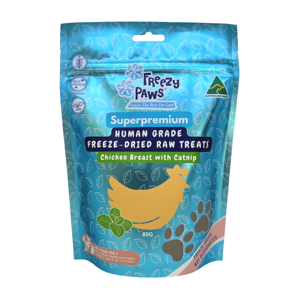 Freeze-Dried Chicken Breast with Catnip