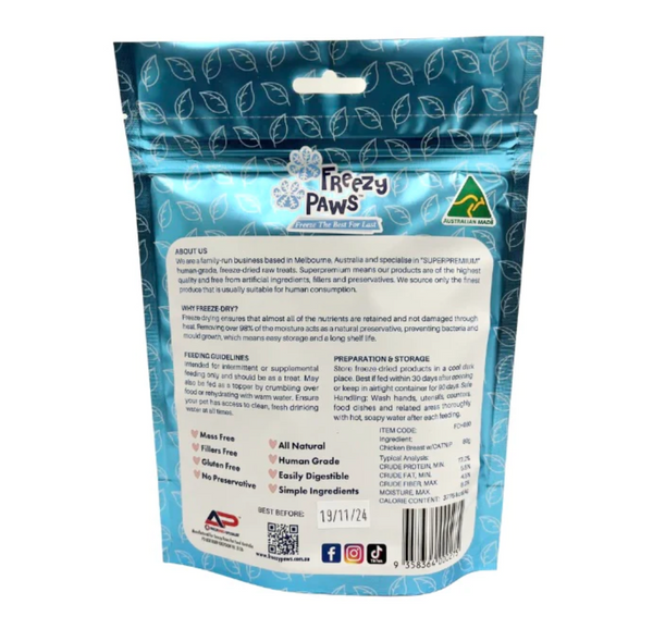 Freeze-Dried Chicken Breast with Catnip