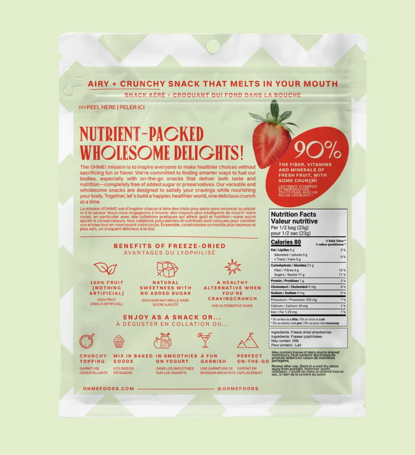 Freeze Dried Strawberries (Sliced)