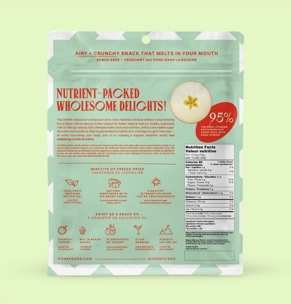 Freeze Dried Apples (Chunk)