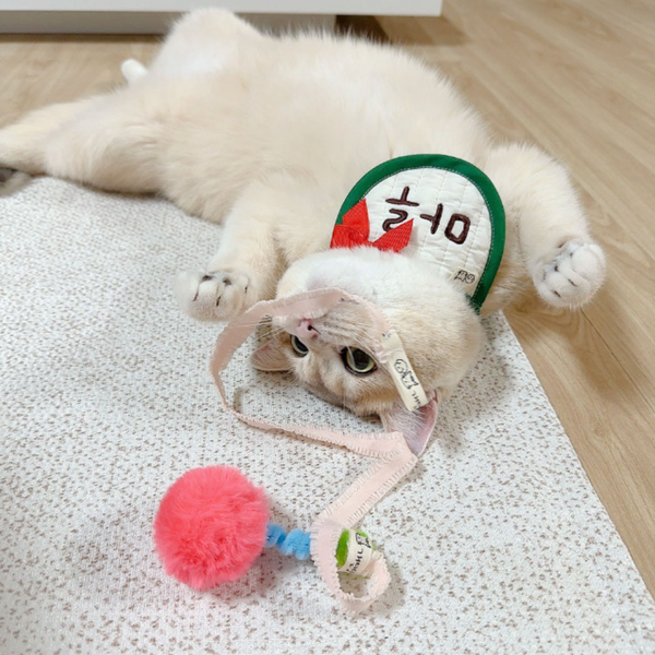 Cat Rod Refill Toy - Troll Ribbon Set