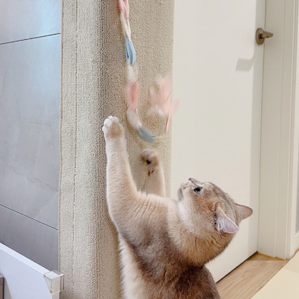 Cat Rod Refill Toy - Flamingo String