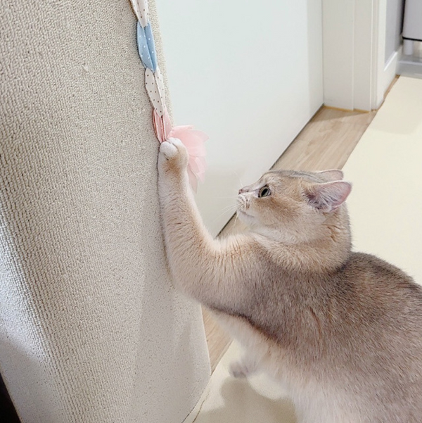 Cat Rod Refill Toy - Flamingo String