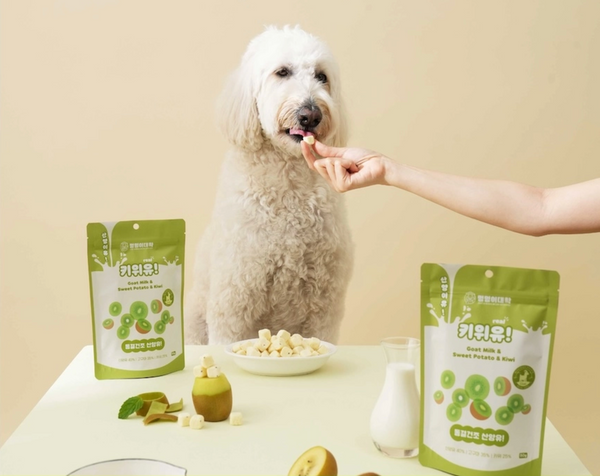 Freeze Dried Goat Milk & Kiwi Treats