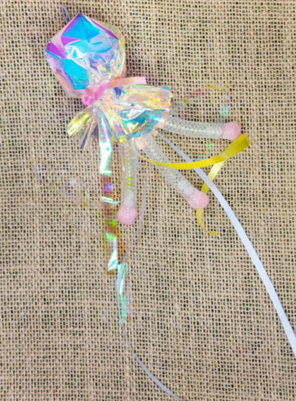 Iridescent Jellyfish Cat Teaser Refill Toy