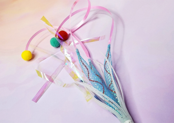 "Signal Light" Squid Cat Teaser Refill Toy