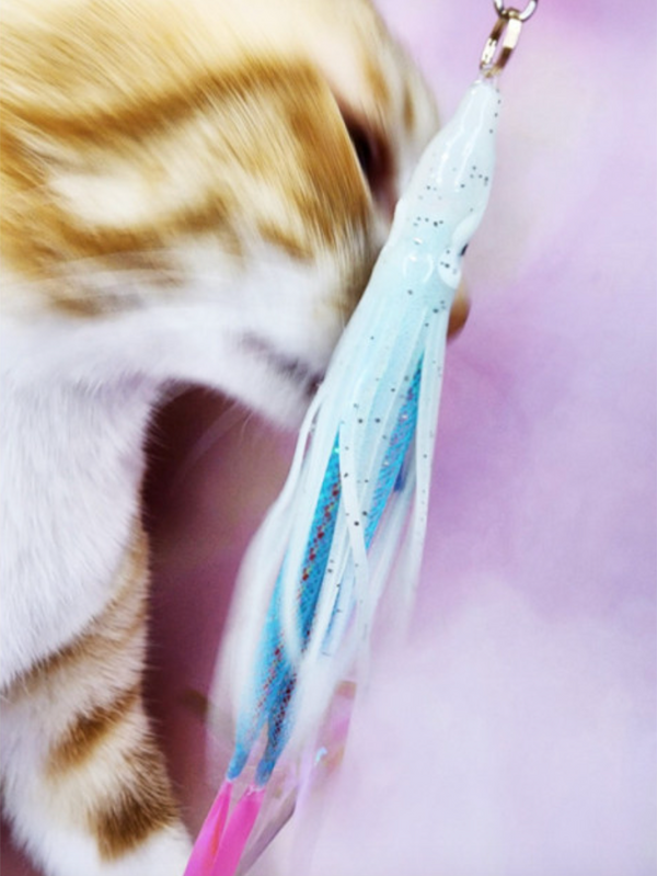 "Signal Light" Squid Cat Teaser Refill Toy