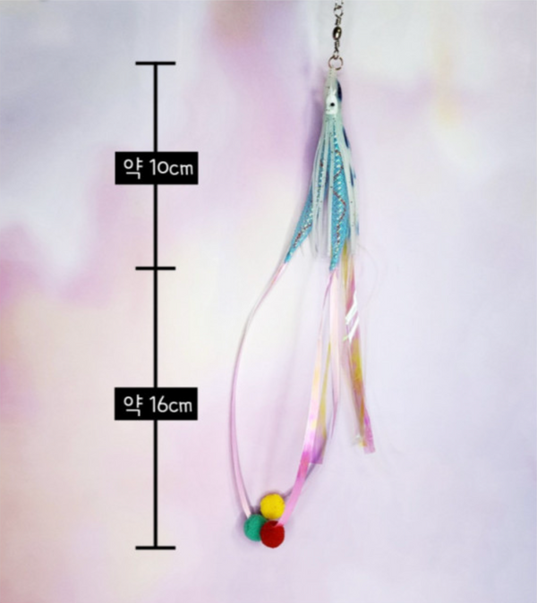 "Signal Light" Squid Cat Teaser Refill Toy