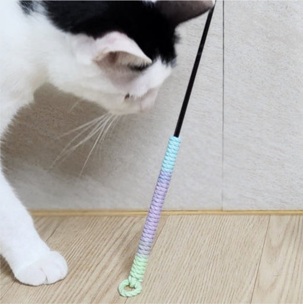 Two-Section Retractable Cat Teaser Wand