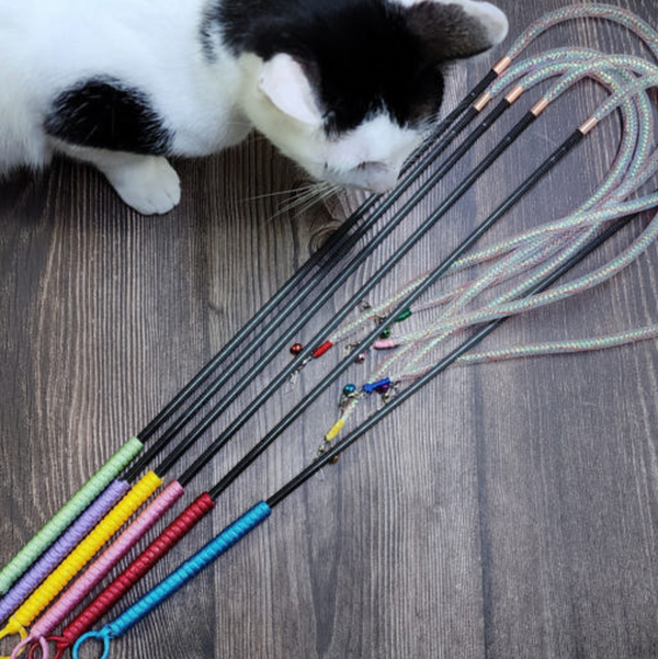 Single-Section Retractable Cat Teaser Wand