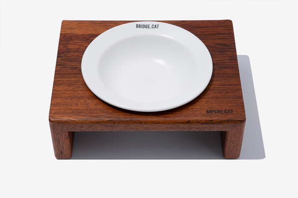 Cat Mini Dish - White (Matte)