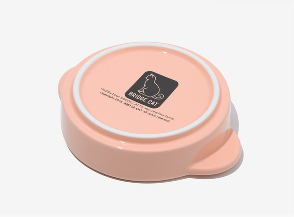 Cat Mini Pot - Peach Pink (Glossy)