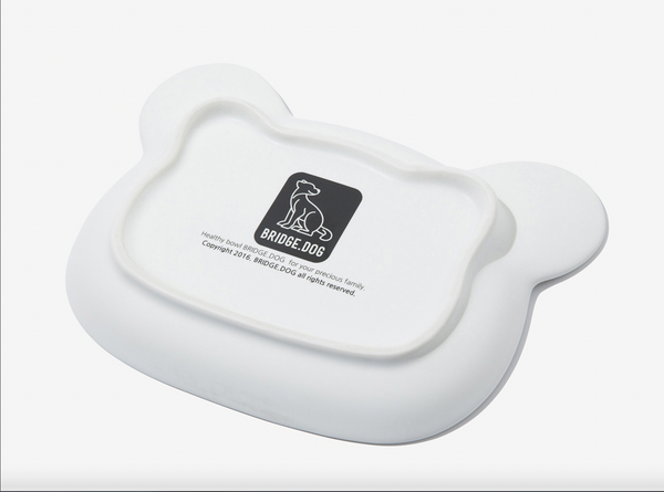 Bear Dish - White