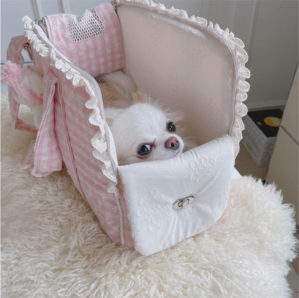 Ajibag Cube Pink Check