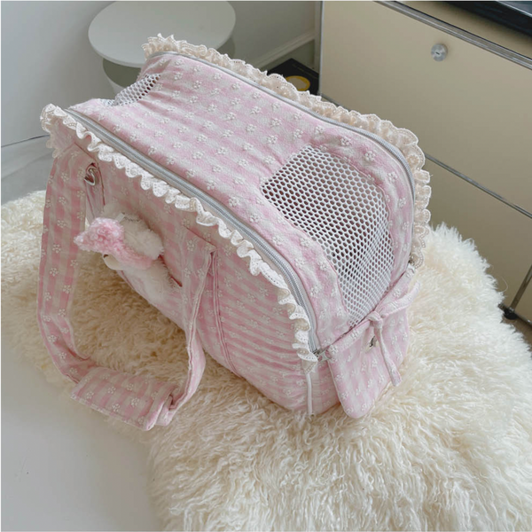 Ajibag Cube Pink Check