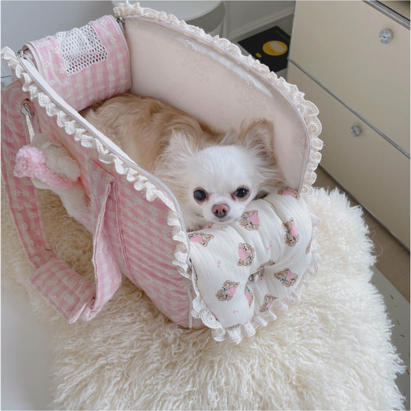 Ajibag Cube Pink Check