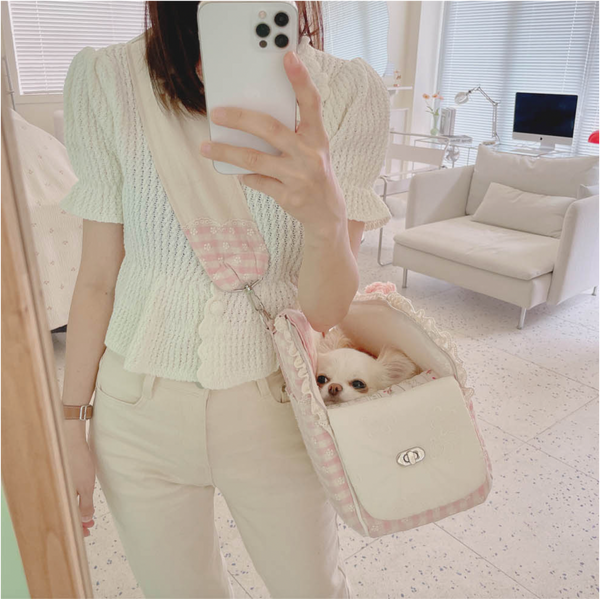 Ajibag Cube Pink Check