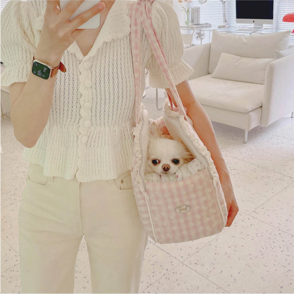 Ajibag Cube Pink Check