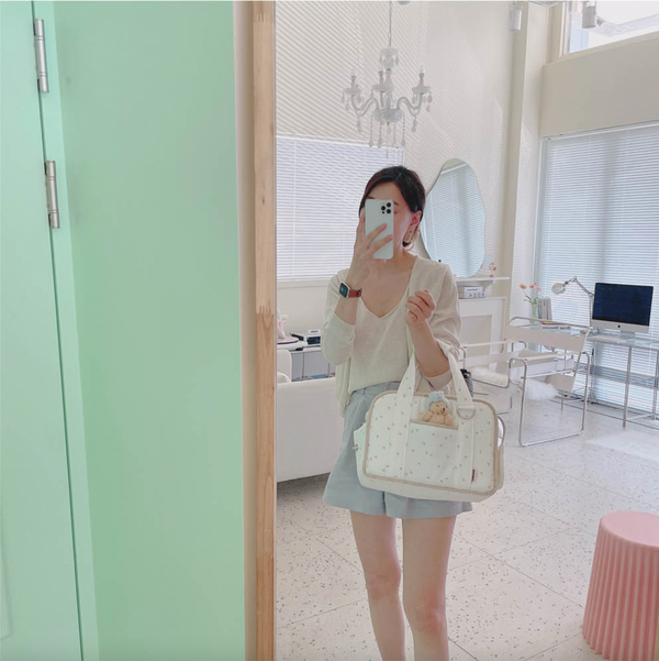 Ajibag Cube Cream & Beige