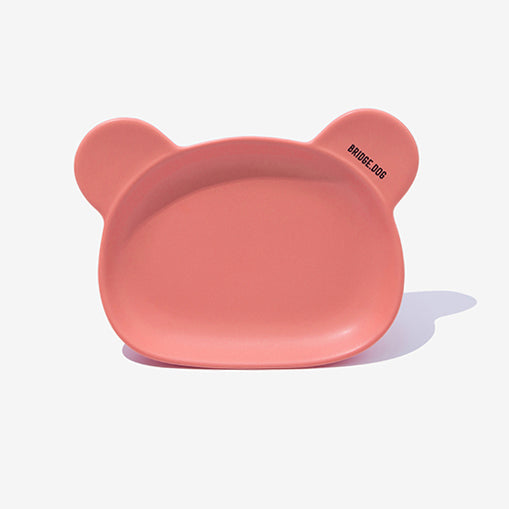 Bear Dish - Coral Pink