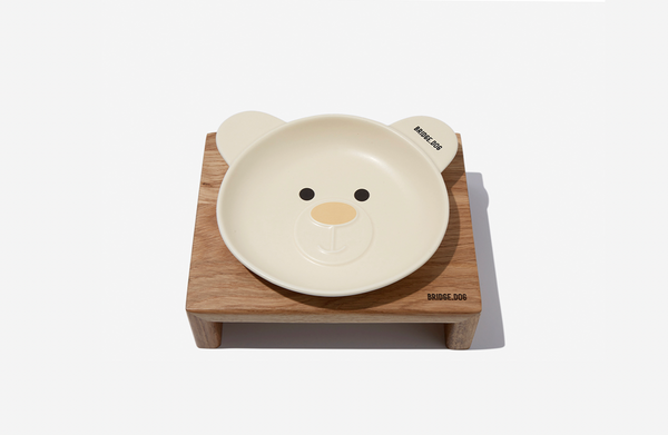 Bear Dish - Cream Face