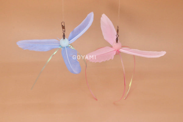 Spinning Flutter Pinwheel Cat Fishing Rod Refill Toy