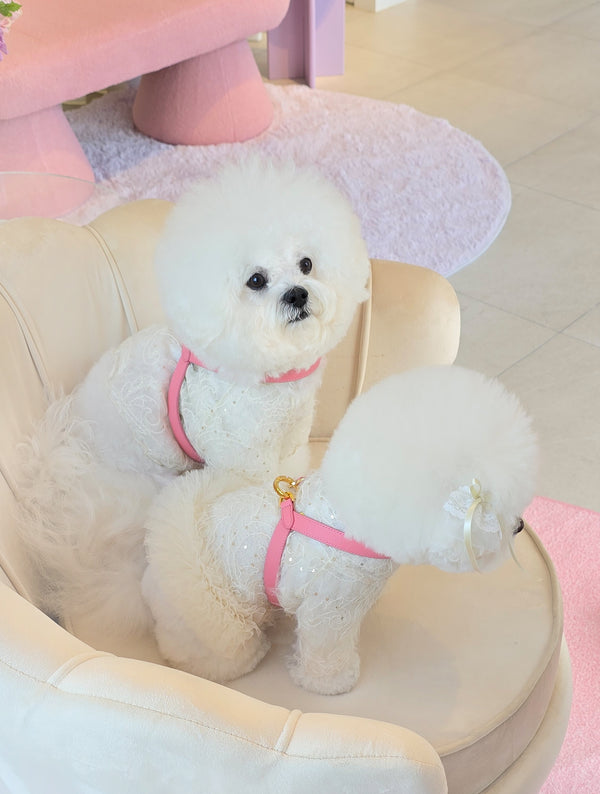 [PRE ORDER] PINK/CREAM BEIGE HARNESS