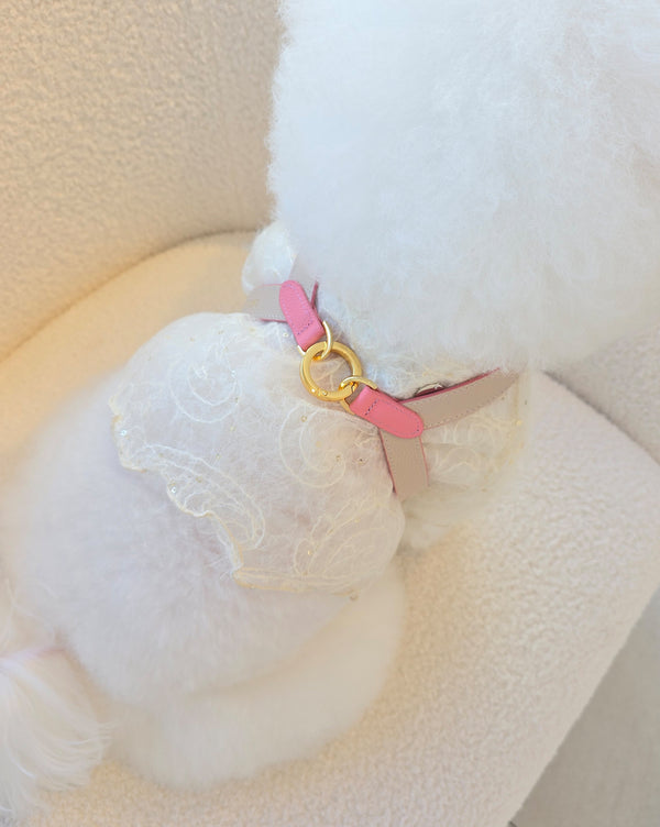 [PRE ORDER] PINK/CREAM BEIGE HARNESS