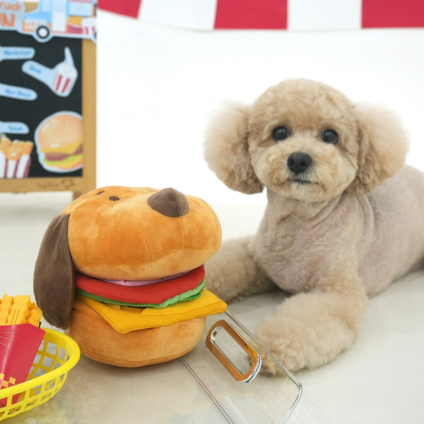 Peanuts Hamburger Nosework Toy
